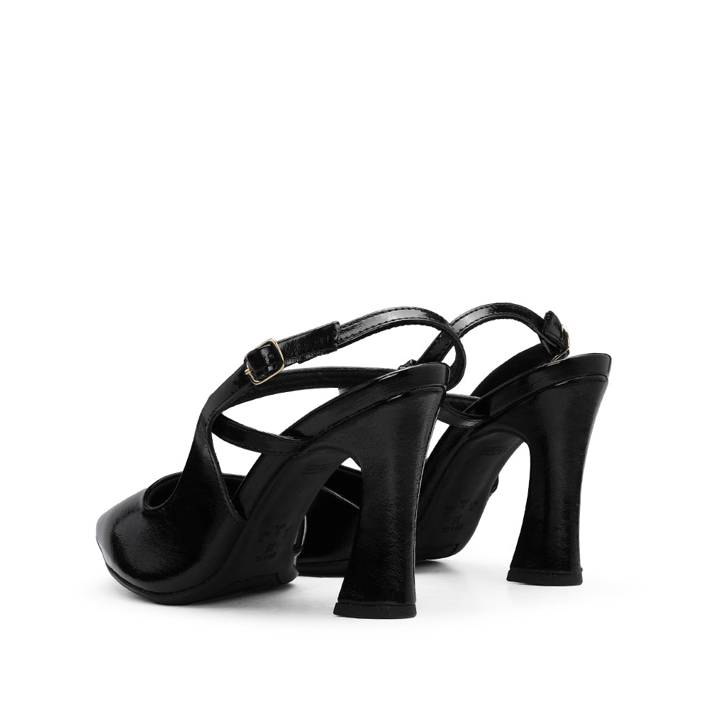 Sapato Salto Alto Mulher Verniz Preto