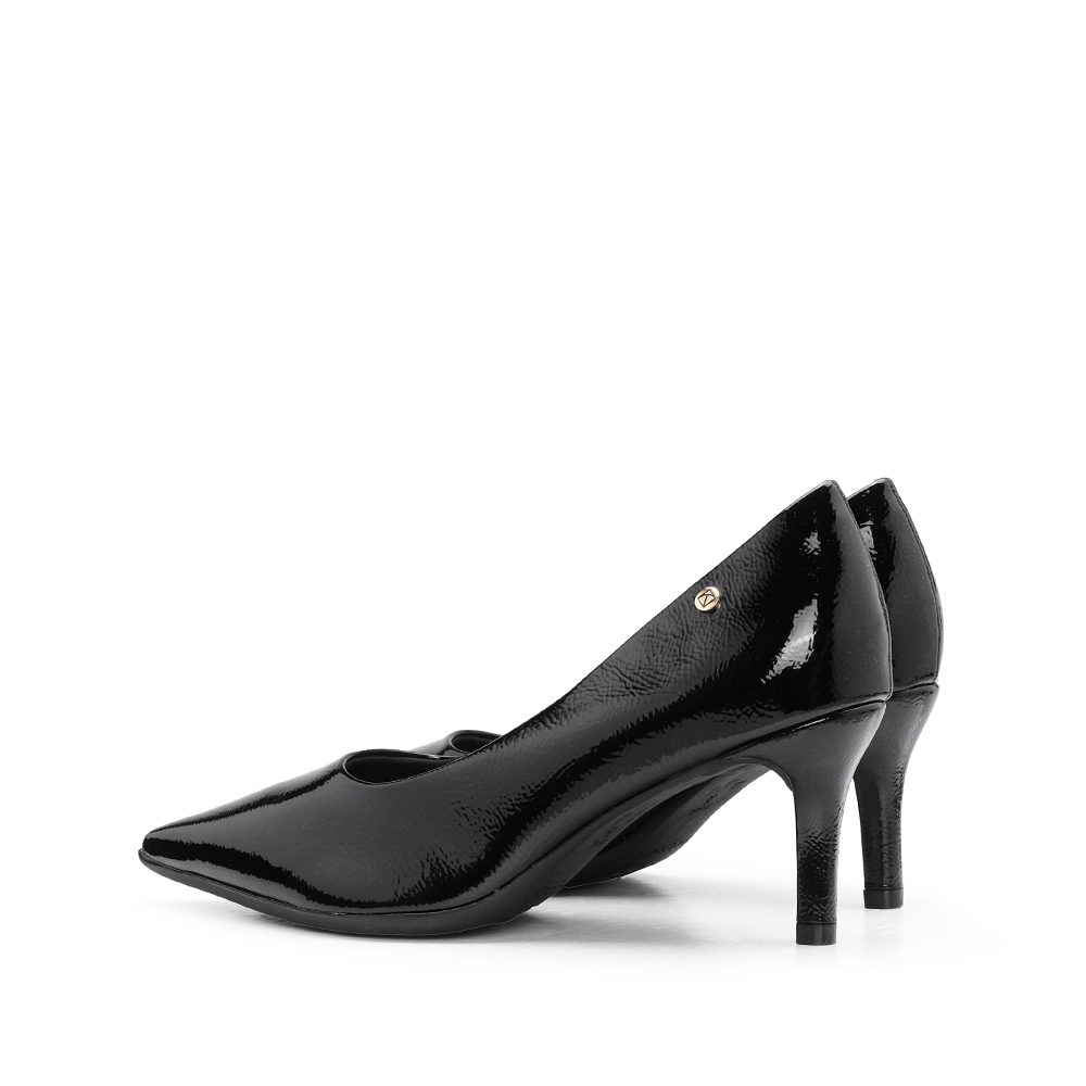 Sapato Salto Médio Mulher Verniz Preto