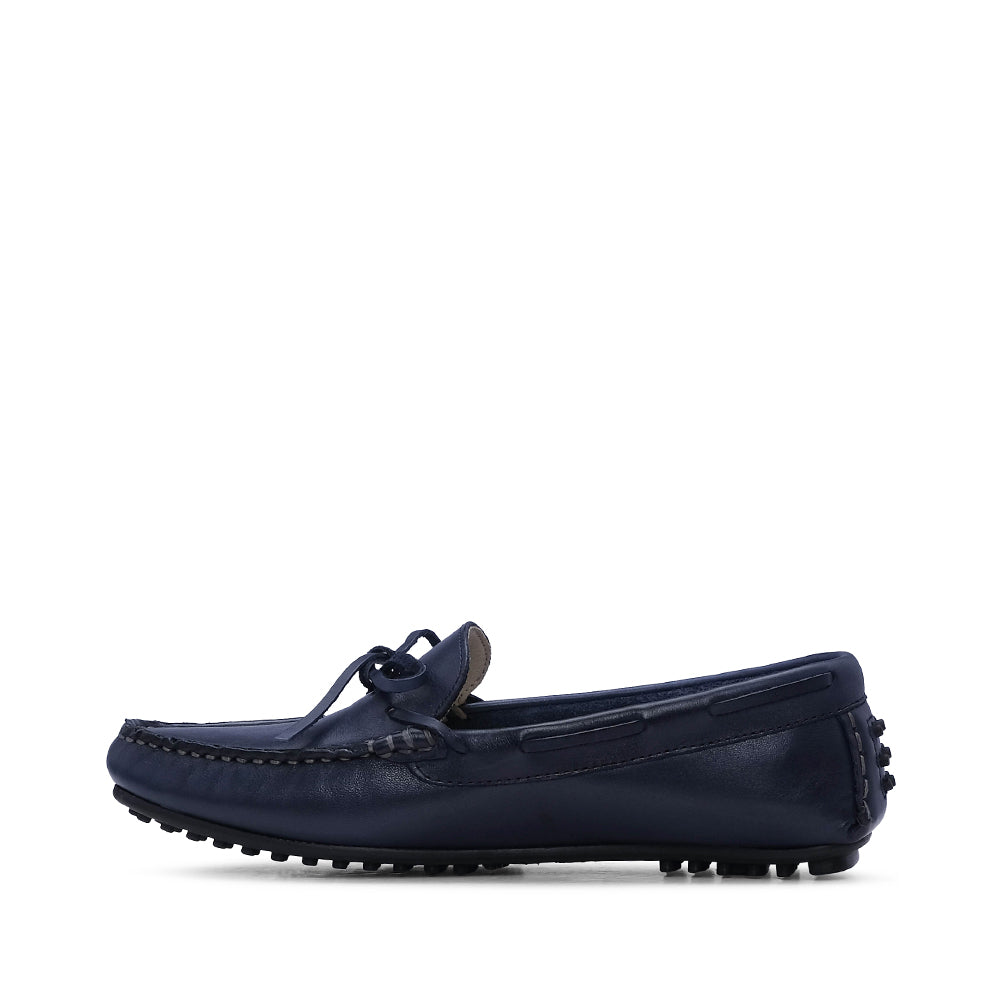 Sapato Mocassim Mulher Pele Azul