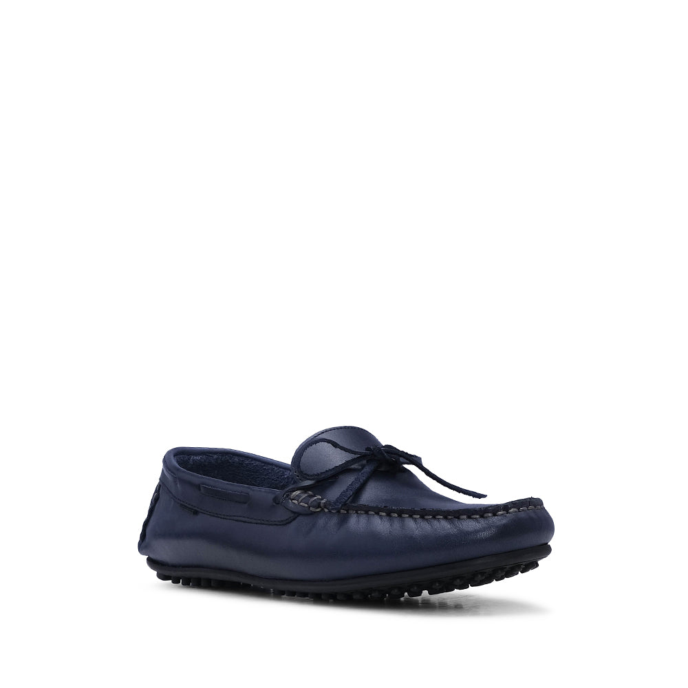 Sapato Mocassim Mulher Pele Azul