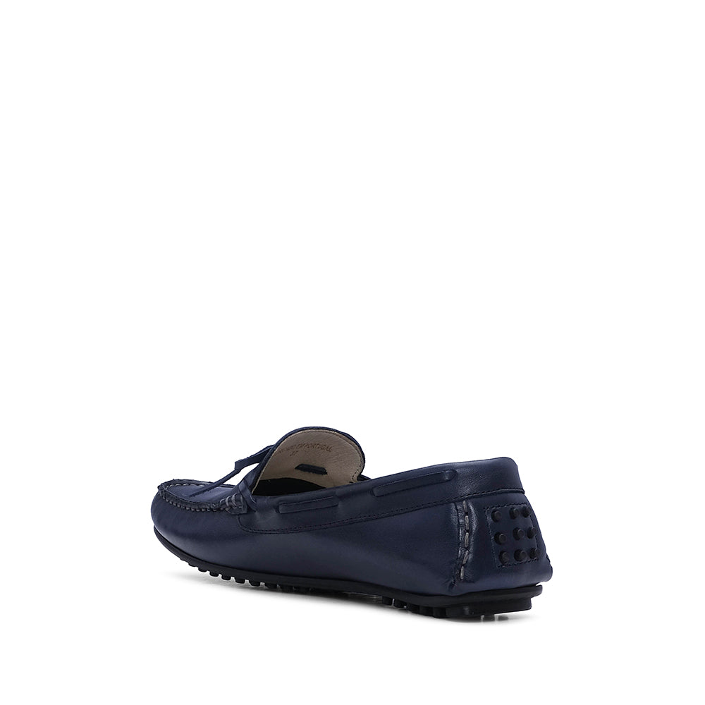 Sapato Mocassim Mulher Pele Azul