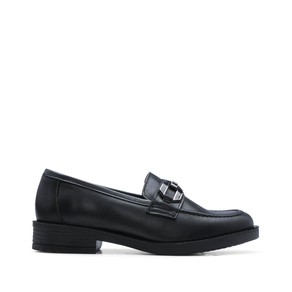 Sapato Mocassim Mulher Pele Preto