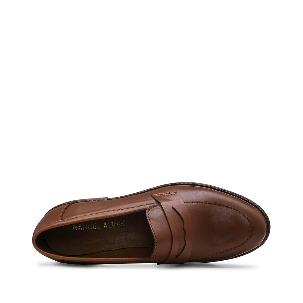 Sapato Mocassim Mulher Pele Camel