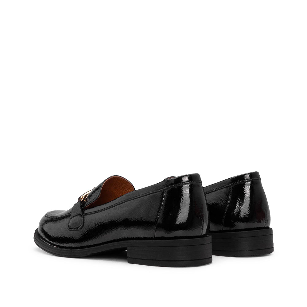 Sapato Mocassim Mulher Verniz Preto