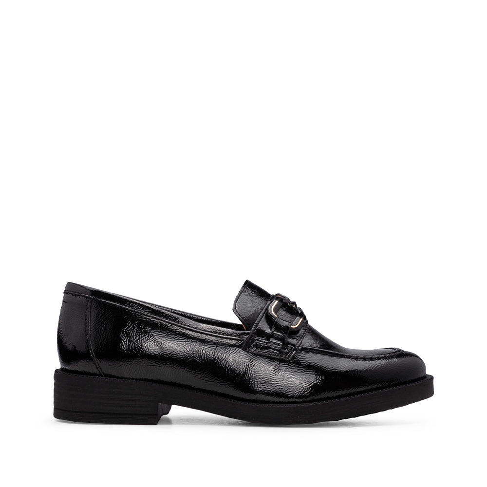 Sapato Mocassim Mulher Verniz Preto