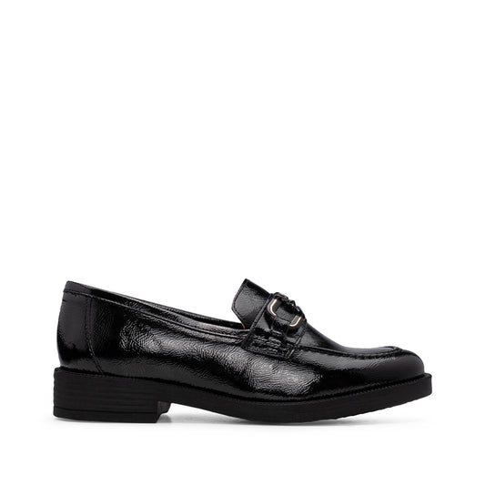 Sapato Mocassim Mulher Verniz Preto