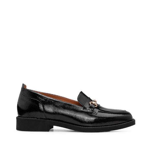 Sapato Mocassim Mulher Verniz Preto