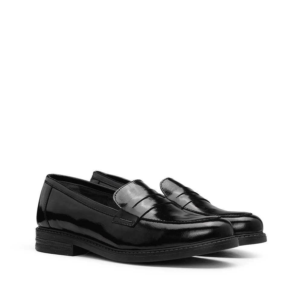 Sapato Mocassim Mulher Verniz Preto