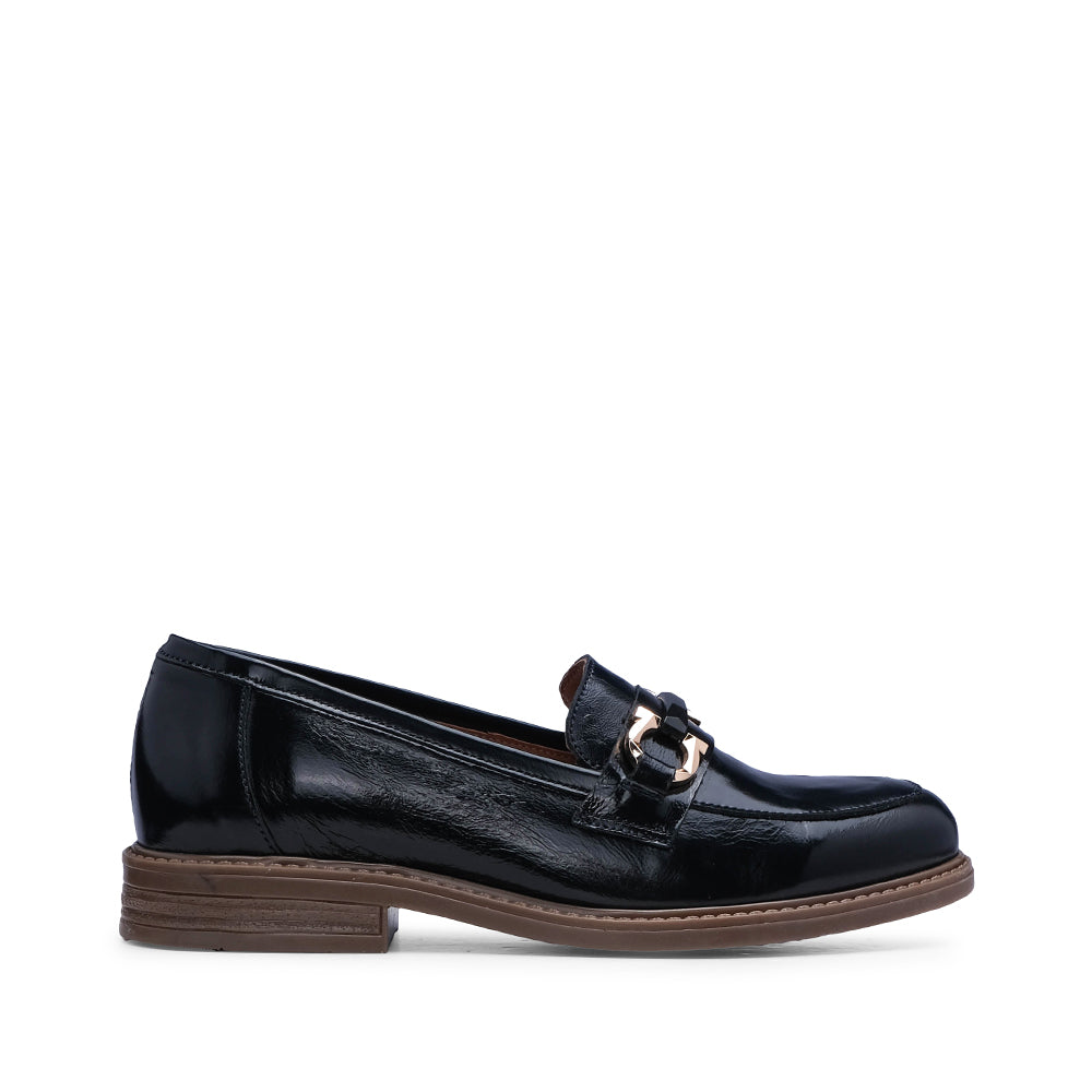 Sapato Mocassim Mulher Verniz Azul