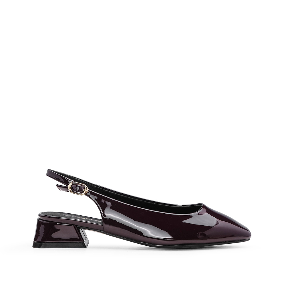 Sapato Salto Médio Mulher Bordeaux