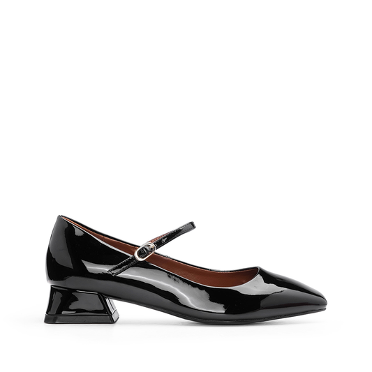 Sapato Mary Jane Mulher Preto