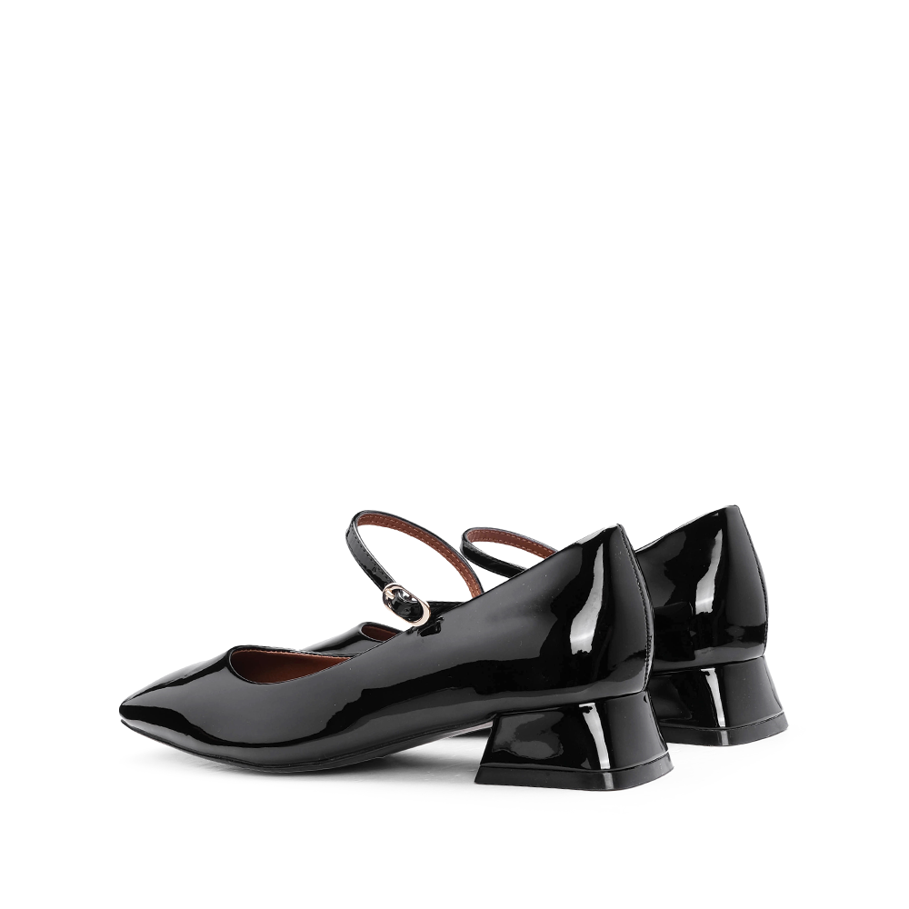 Sapato Mary Jane Mulher Preto
