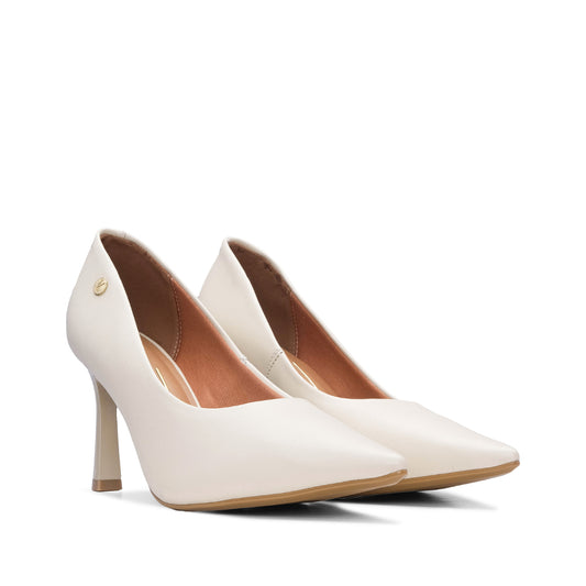 Sapato Salto Alto Mulher Creme