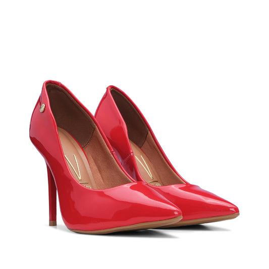 Sapato Salto Alto Mulher Verniz Vermelho