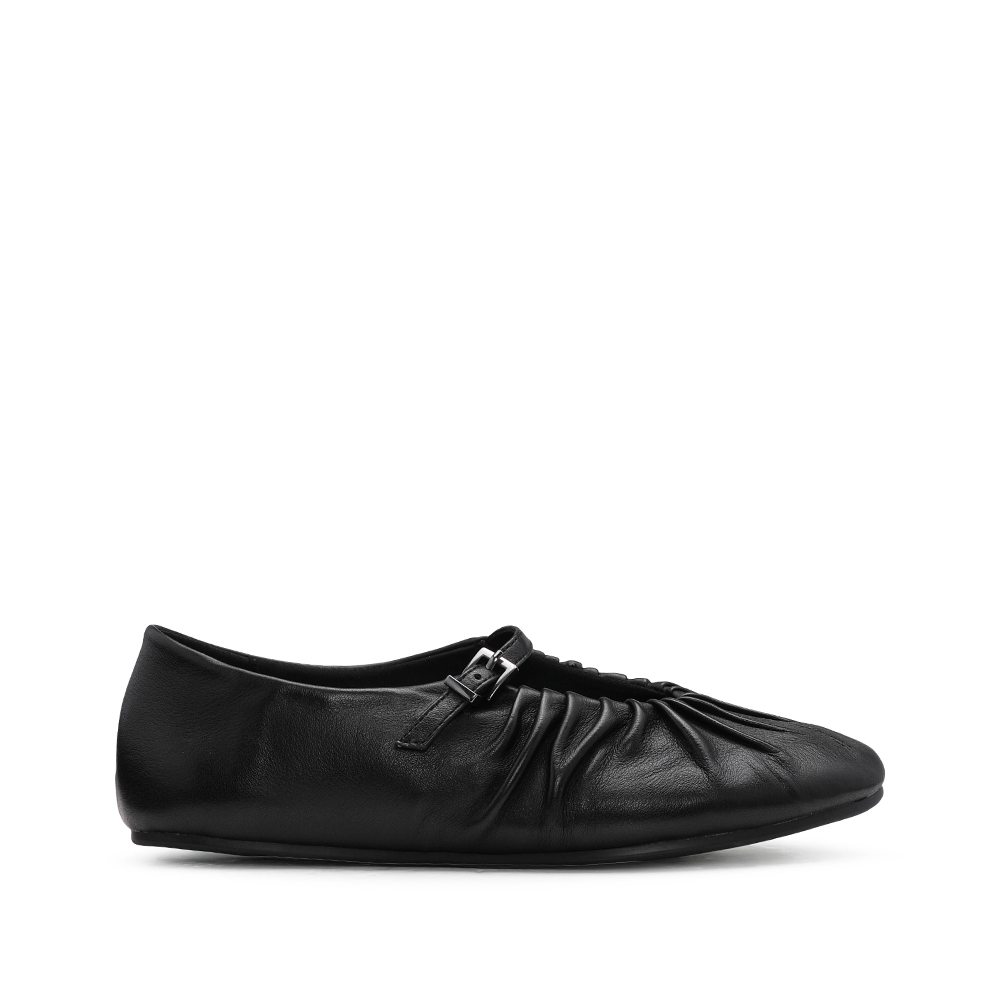 Sapato Sabrinas Mulher Pele Preto