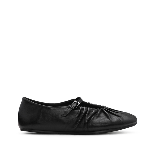 Sapato Sabrinas Mulher Pele Preto
