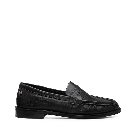 Sapato Mocassim Mulher Pele Preto