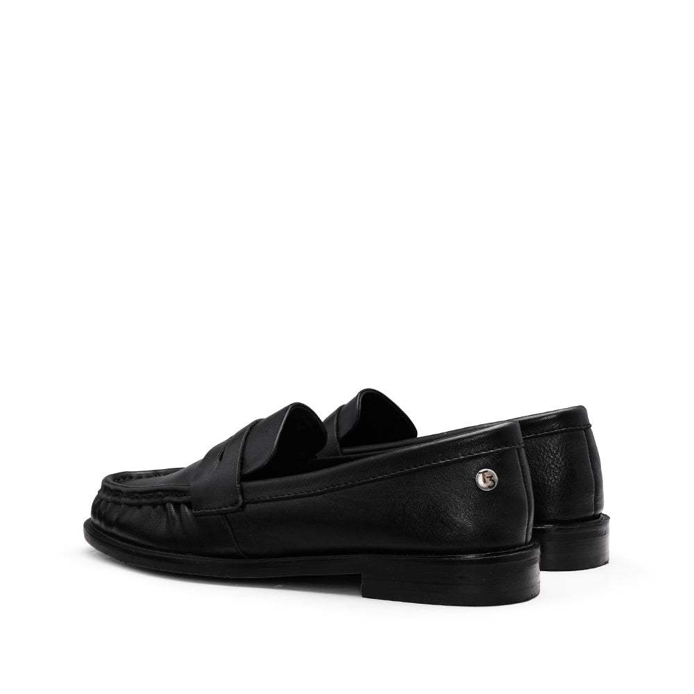Sapato Mocassim Mulher Pele Preto