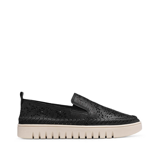 Sapato Salto Raso Mulher Pele Preto