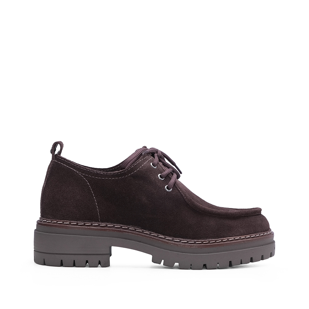 Sapato Casual Mulher Camurça Castanho