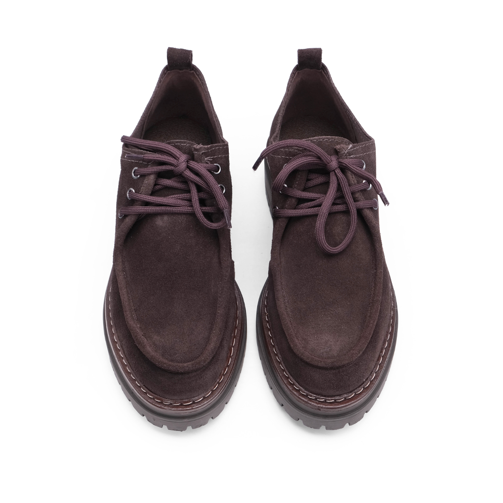 Sapato Casual Mulher Camurça Castanho