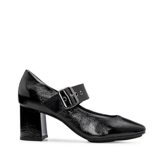 Sapato Mary Jane Mulher Verniz Preto
