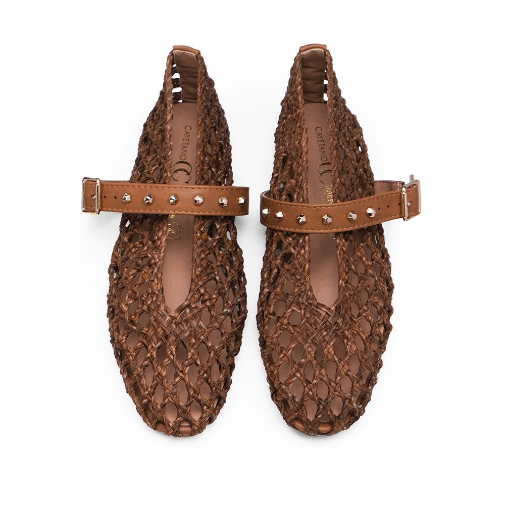 Sapato Sabrinas Mulher Camel