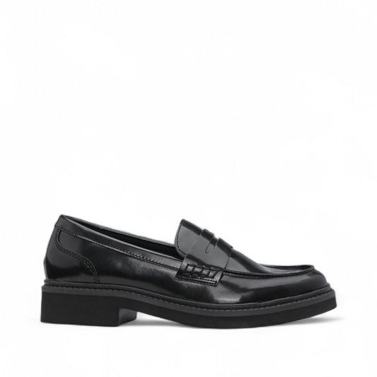 Sapato Mocassim Mulher Polido Preto