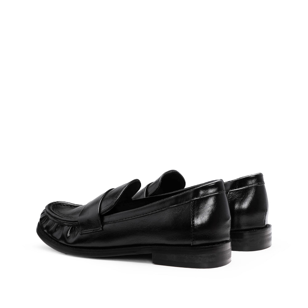 Sapato Mocassim Mulher Polido Preto