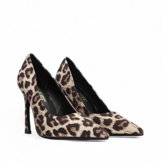 Sapato Salto Alto Mulher Leopardo