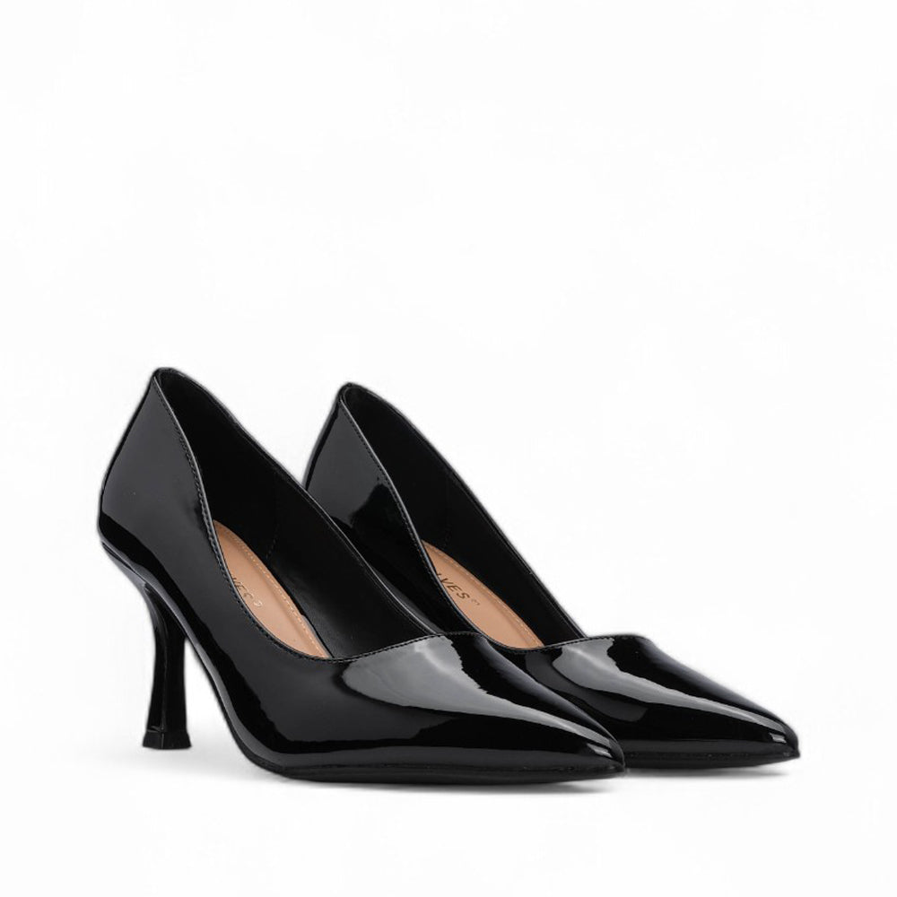 Sapato Salto Alto Mulher Verniz Preto
