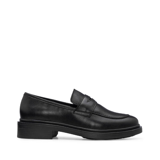 Sapato Mocassim Mulher Pele Preto