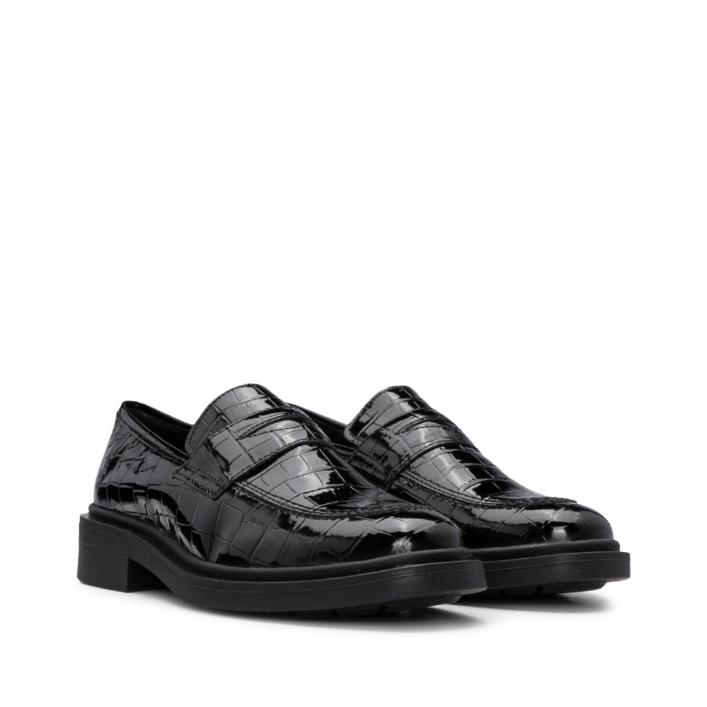 Sapato Mocassim Mulher Verniz Preto