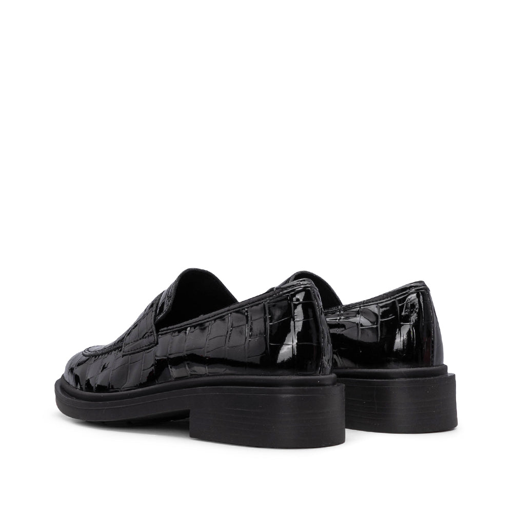 Sapato Mocassim Mulher Verniz Preto
