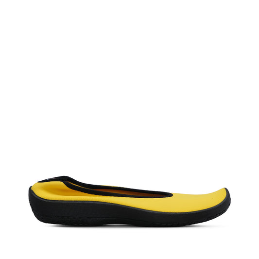 Sapato Sabrinas Mulher Têxtil Amarelo