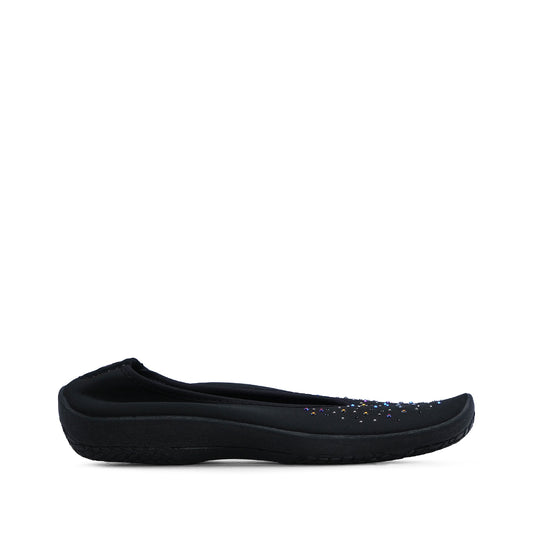 Sapato Sabrinas Mulher Têxtil Preto