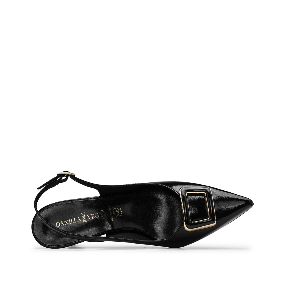 Sapato Salto Alto Mulher Verniz Preto