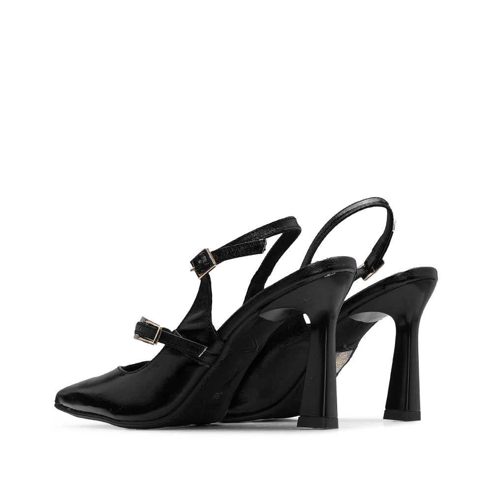 Sapato Salto Alto Mulher Verniz Preto
