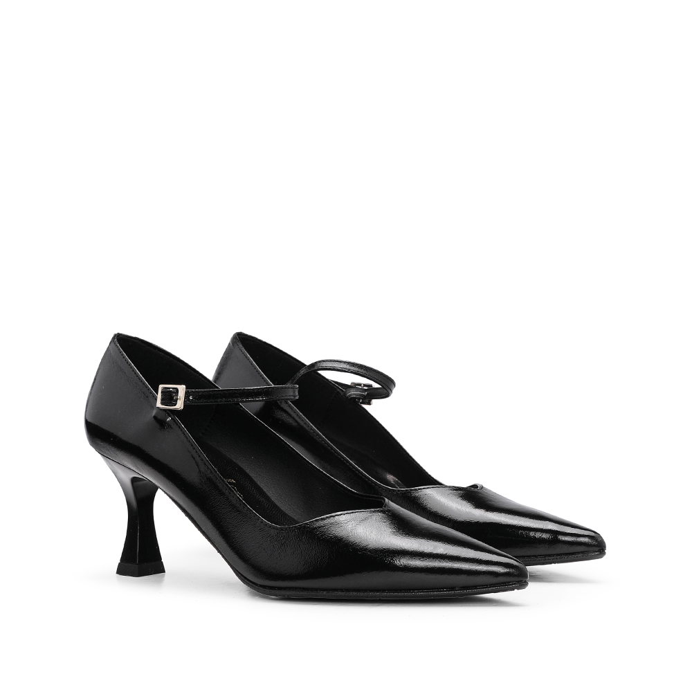 Sapato Salto Alto Mulher Verniz Preto