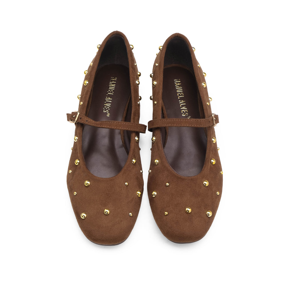 Sapato Sabrinas Mulher Taupe