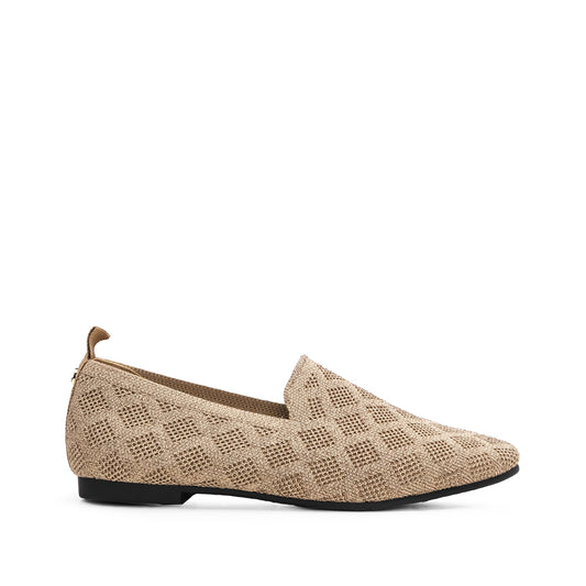 Sapato Salto Raso Mulher Dourado