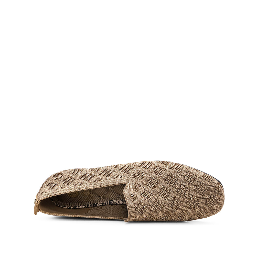 Sapato Salto Raso Mulher Dourado