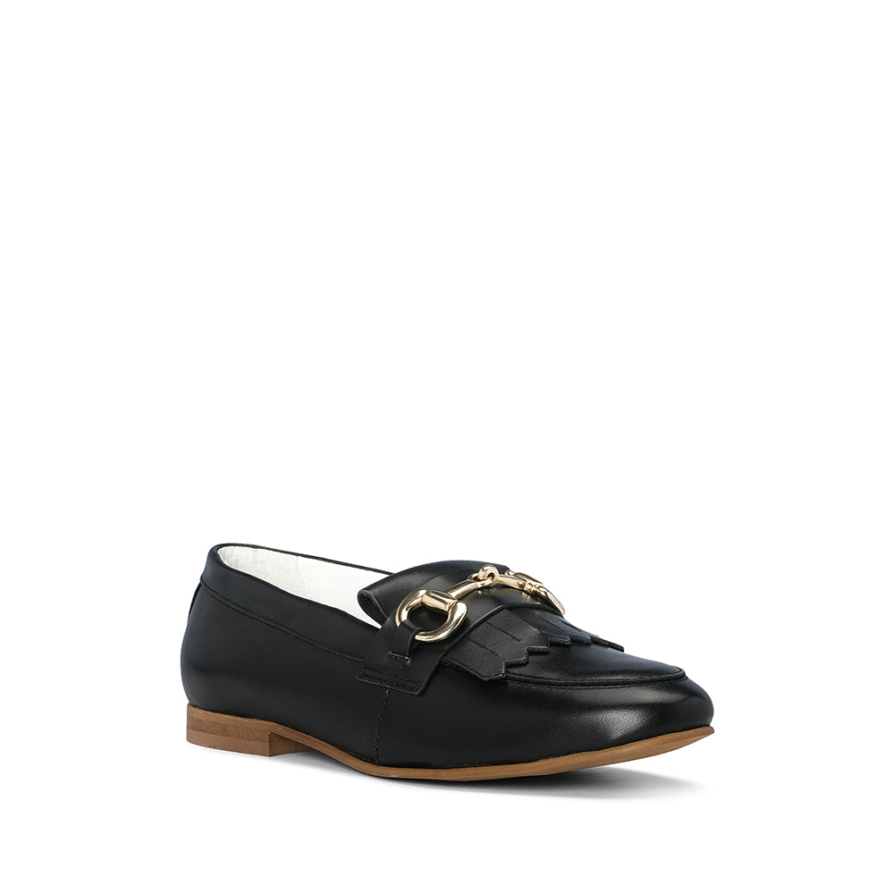 Sapato Mocassim Mulher Pele Preto