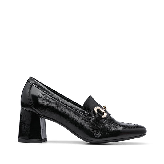 Sapato Salto Médio Mulher Verniz Preto