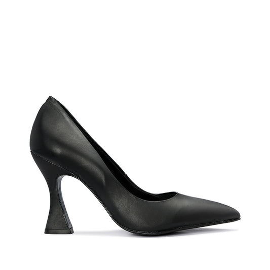 Sapato Salto Alto Mulher Pele Preto