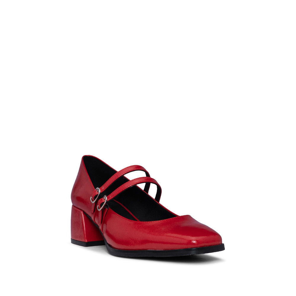 Women's Red Patent Mary Jane Shoes – Manuel Alves