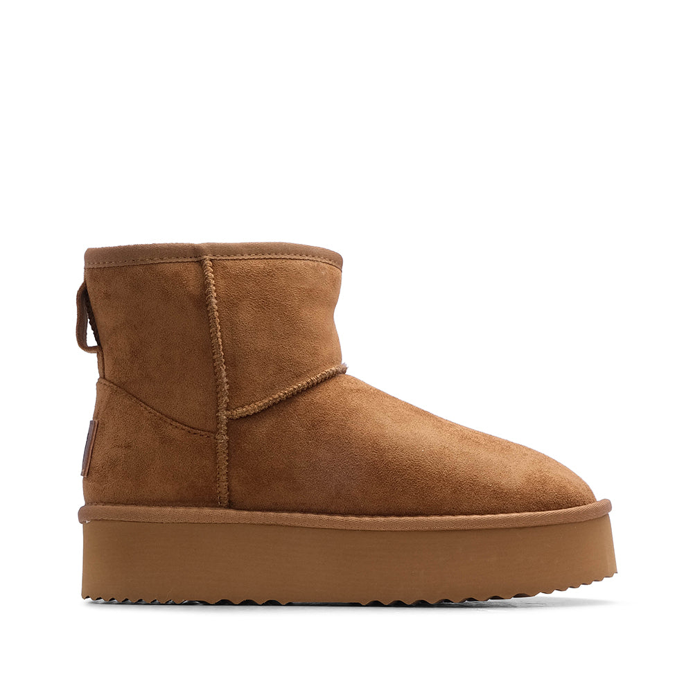 Botim Casual Mulher Camel