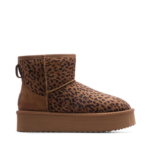 Botim Casual Mulher Leopardo