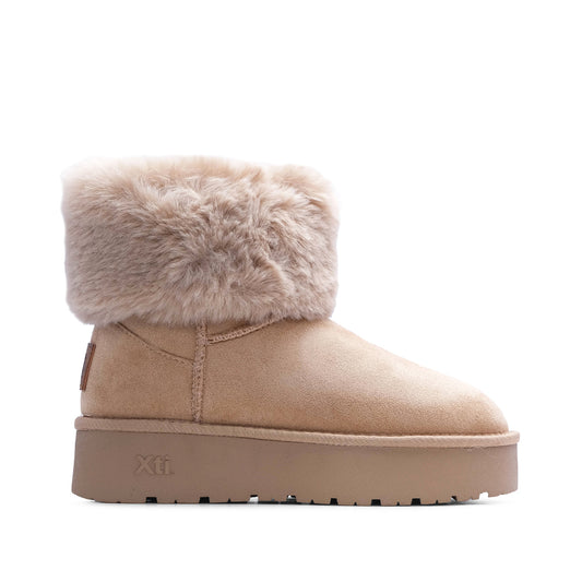 Botim Casual Mulher Bege