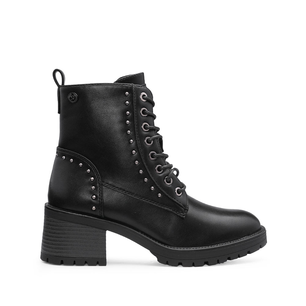 Botim Salto Médio Mulher Preto